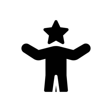 Şeffaf bir arkaplan üzerinde yıldız vektör çizimi. Konsept ve grafik tasarım için mükemmel kalite sembolleri.. 