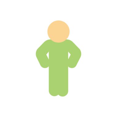 Saydam bir arkaplan üzerinde insan vektör illüstrasyonu. Konsept ve grafik tasarımı için birinci sınıf kalite simgeler..