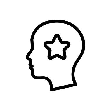 Şeffaf bir arkaplan üzerinde yıldız vektör çizimi. Premium kalite semboller. Konsept ve grafik tasarım için ince çizgi simgesi. 