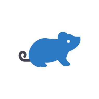 Saydam bir arkaplanda fare vektör illüstrasyonu. Konsept ve grafik tasarımı için mükemmel kalite semboller..