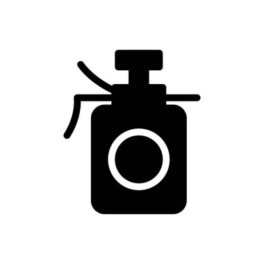 Şeffaf bir arkaplan üzerinde sprey vektör çizimi. Konsept ve grafik tasarım için özel kalite semboller..