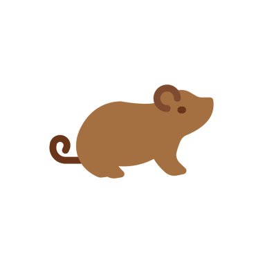 Saydam bir arkaplan üzerinde fare vektör çizimi. Konsept ve grafik tasarımı için mükemmel kalite simgeleri.. 