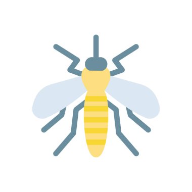 Şeffaf arkaplan üzerindeki böcekler vektör illüstrasyonu. Konsept ve grafik tasarımı için prim kalite simgeleri..