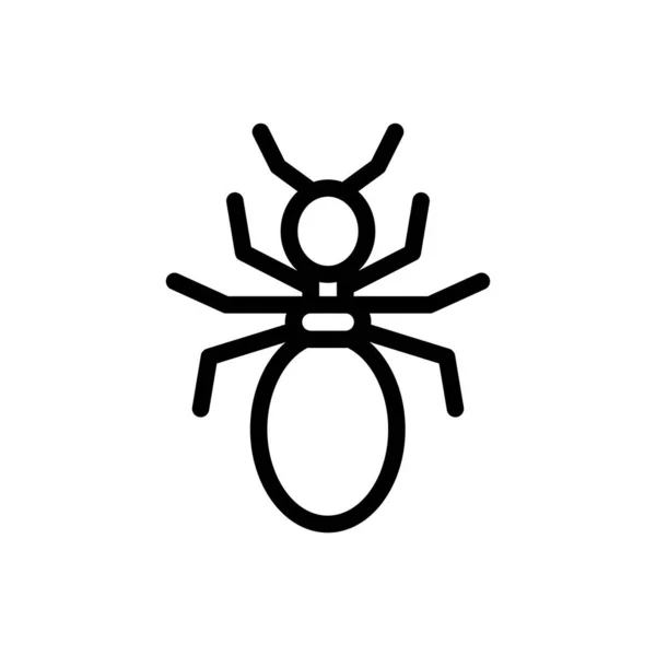 Ant Vector Illustration Transparent Background Premium Quality Symbols Thin Line — Image vectorielle