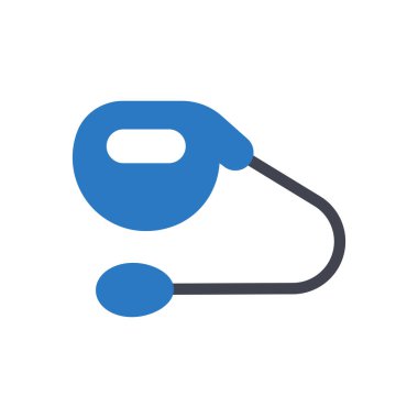 Şeffaf bir arkaplan üzerinde tasma vektör çizimi. Konsept ve grafik tasarım için özel kalite semboller..