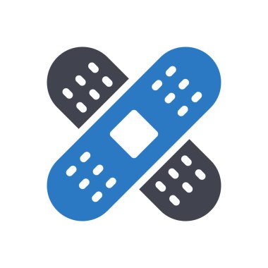 plaster vector illustration on a transparent background.Premium quality symbols.Glyphs icon for concept and graphic design. 