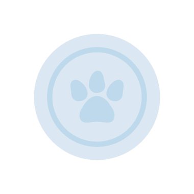 Şeffaf bir arkaplan üzerinde pati vektör çizimi. Konsept ve grafik tasarımı için prim kalite simgeleri.. 