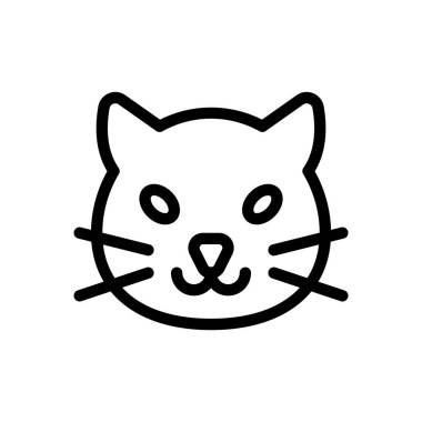 cat vector illustration on a transparent background.Premium quality symbols.Thin line icon for concept and graphic design. 