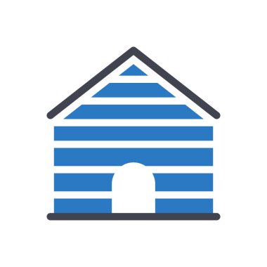 Şeffaf bir arkaplan üzerinde ev vektör illüstrasyonu. Konsept ve grafik tasarımı için özel kalite semboller..