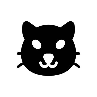 Şeffaf bir arkaplan üzerinde kedi vektör çizimi. Konsept ve grafik tasarım için mükemmel kalite semboller.. 