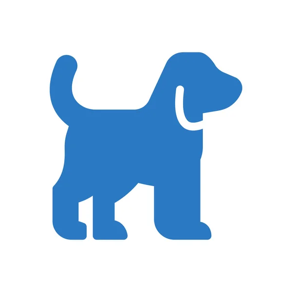 Dog Vector Illustration Transparent Background Premium Quality Symbols Glyphs Icon — Stock vektor