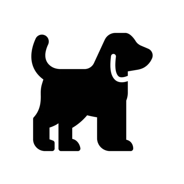 Dog Vector Illustration Transparent Background Premium Quality Symbols Glyphs Icon — Image vectorielle