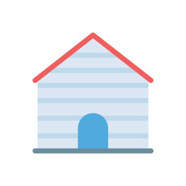 Şeffaf bir arkaplan üzerinde ev vektör illüstrasyonu. Konsept ve grafik tasarımı için birinci sınıf kalite simgeler..