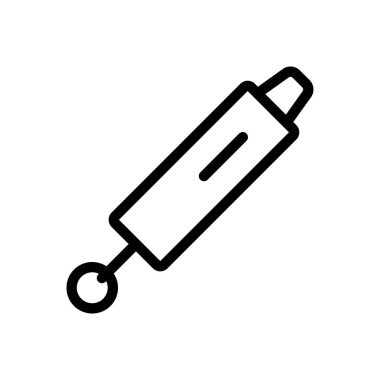 Şeffaf bir arkaplan üzerinde hayvan vektör çizimi. Premium kalite semboller. Konsept ve grafik tasarım için ince çizgi simgesi.