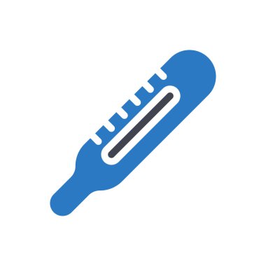 Şeffaf bir arkaplan üzerinde termometre vektör çizimi. Konsept ve grafik tasarımı için mükemmel kalite sembolleri..