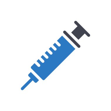 Şeffaf bir arkaplan üzerinde enjeksiyon vektör çizimi. Konsept ve grafik tasarımı için mükemmel kalite sembolleri..