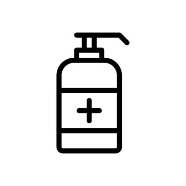 Şeffaf bir arkaplan üzerinde tıbbi vektör çizimi. Premium kalite sembolleri. Konsept ve grafik tasarım için ince çizgi simgesi. 