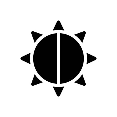 Şeffaf bir arkaplanda parlaklık vektör çizimi. Konsept ve grafik tasarımı için mükemmel kalite sembolleri.. 