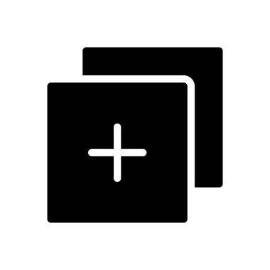 Şeffaf bir arkaplana vektör illüstrasyonunu ekle. Konsept ve grafik tasarımı için kaliteli semboller..