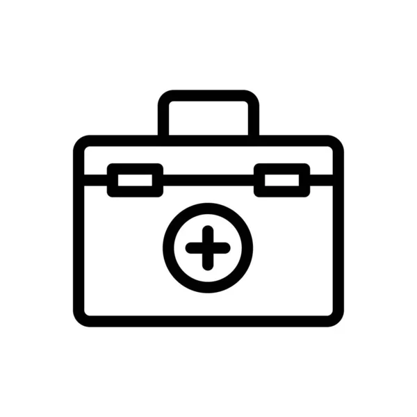 Medical Kit Vector Illustration Transparent Background Premium Quality Symbols Thin — Image vectorielle