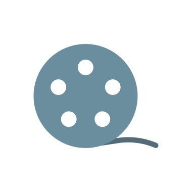 reel vector illustration on a transparent background.Premium quality symbols.Stroke icon for concept and graphic design. 