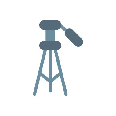 Şeffaf bir arkaplan üzerinde tripod vektör çizimi. Konsept ve grafik tasarımı için premium kalite simgeleri..