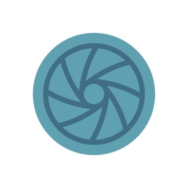 Şeffaf bir arkaplan üzerindeki deklanşör vektör illüstrasyonu. Konsept ve grafik tasarımı için premium kalite simgeleri..