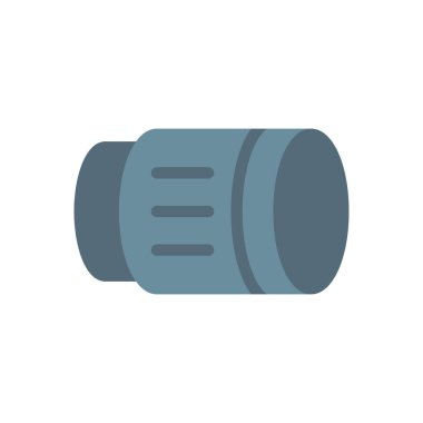 Şeffaf bir arkaplan üzerinde kamera vektör illüstrasyonu. Konsept ve grafik tasarım için birinci sınıf kalite simgeler.. 