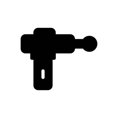 Şeffaf bir arkaplan üzerinde masajcı vektör çizimi. Konsept ve grafik tasarımı için özel kalite semboller.. 