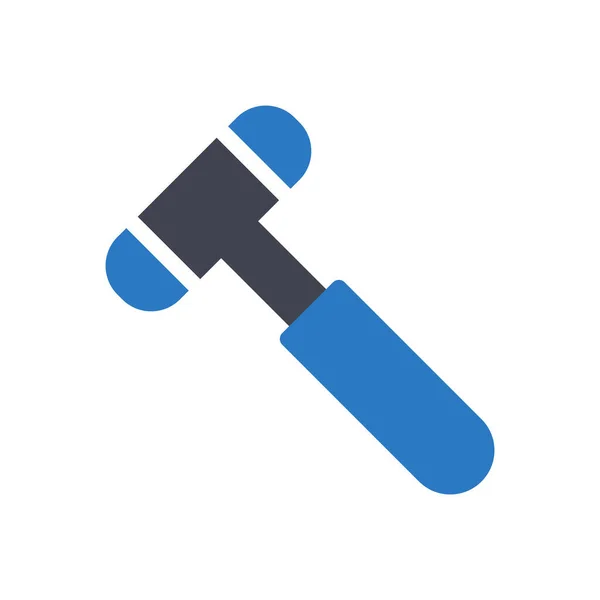 Hammer Vektor Illustration Auf Transparentem Hintergrund Hochwertige Symbole Glyphen Symbol — Stockvektor