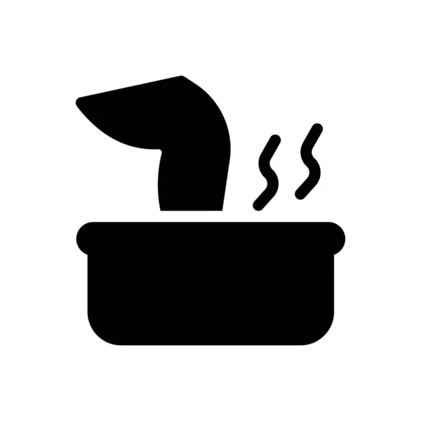 Steam Vector Illustration Transparent Background Premium Quality Symbols Glyphs Icon — Stockvektor
