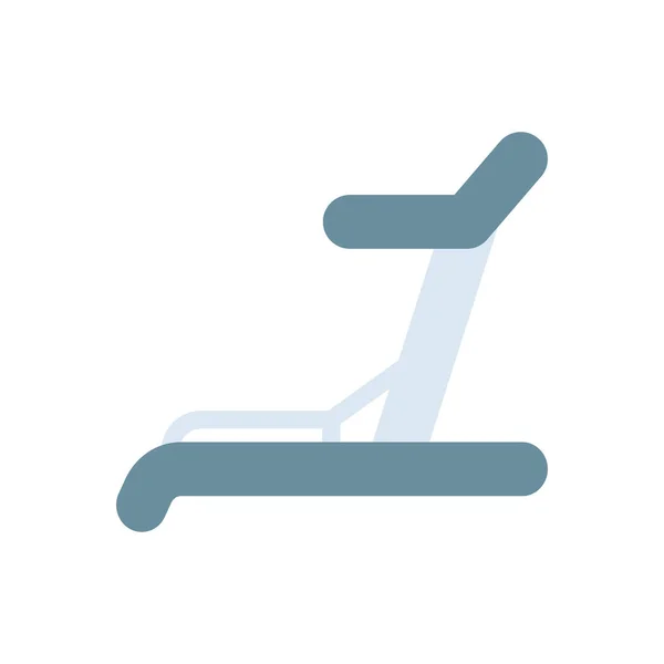 Ilustrasi Vektor Treadmill Pada Background Premium Kualitas Ikon Simbols Stroke - Stok Vektor