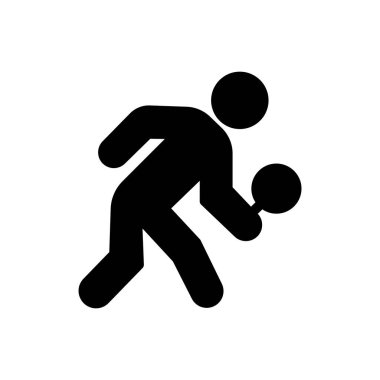 Şeffaf bir arkaplan üzerinde oyuncu vektör illüstrasyonu. Konsept ve grafik tasarım için mükemmel kalite sembolleri..