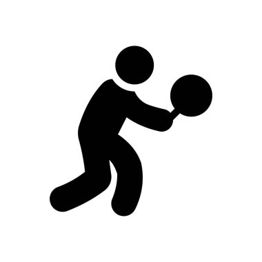 Şeffaf bir arkaplan üzerinde oyuncu vektör illüstrasyonu. Konsept ve grafik tasarım için mükemmel kalite sembolleri.. 