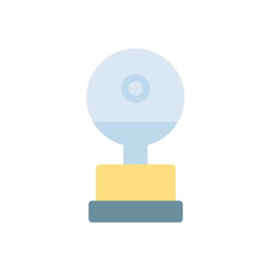 Şeffaf bir arkaplan üzerindeki kupa vektör illüstrasyonu. Konsept ve grafik tasarım için premium kalite simgeleri..