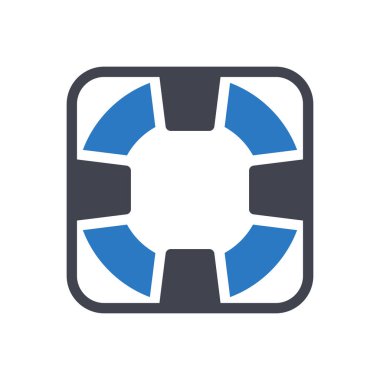 Şeffaf bir arkaplan üzerinde cankurtaran vektör çizimi. Konsept ve grafik tasarımı için özel kalite semboller..