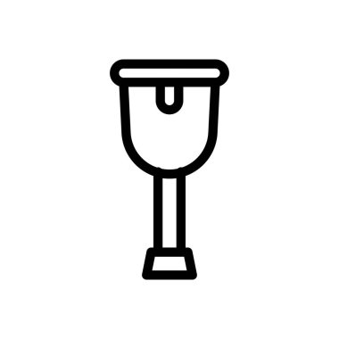 Şeffaf bir arkaplanda fincan vektör çizimi. Konsept ve grafik tasarım için ince çizgi simgesi..