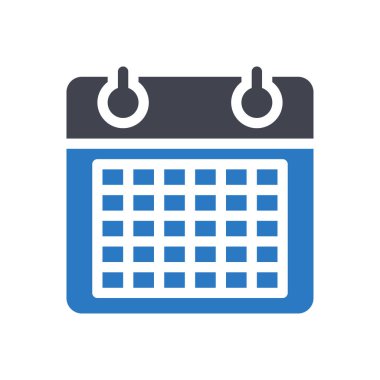 Şeffaf bir arkaplan üzerinde takvim vektör illüstrasyonu. Konsept ve grafik tasarım için mükemmel kalite sembolleri..