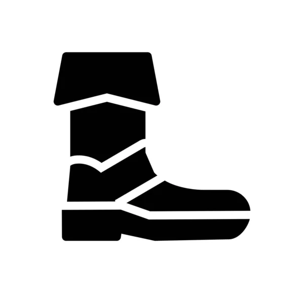 Boot Vector Illustration Transparent Background Premium Quality Symbols Glyphs Icon — Stock Vector