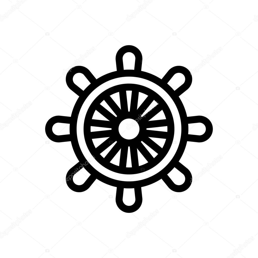 boat vector illustration on a transparent background.Premium quality symbols.Thin line icon for concept and graphic design.