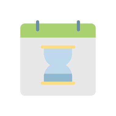 Şeffaf bir arkaplan üzerinde kum saati vektörü çizimi. Konsept ve grafik tasarımı için mükemmel kalite simgeleri.. 