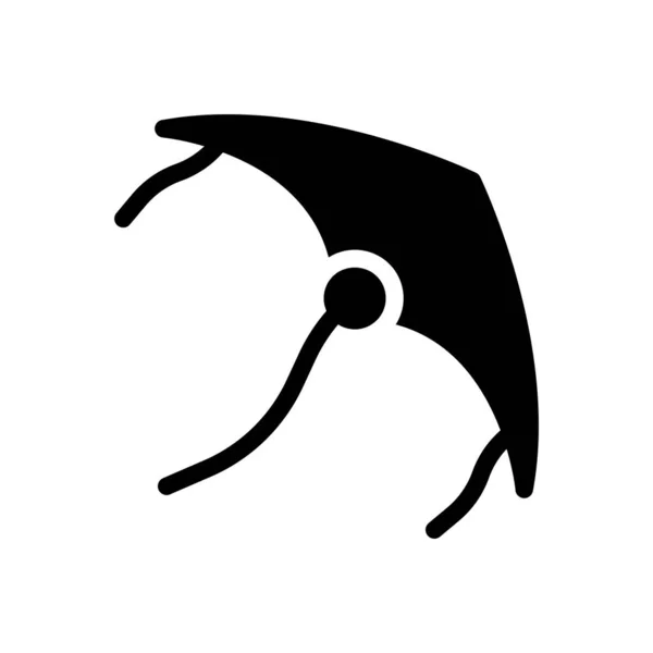 Kite Vector Illustration Transparent Background Premium Quality Symbols Glyphs Icon — Stok Vektör