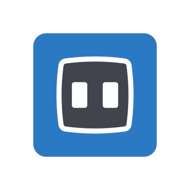 socket vector illustration on a transparent background.Premium quality symbols.Glyphs icon for concept and graphic design. 