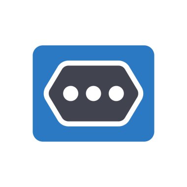 socket vector illustration on a transparent background.Premium quality symbols.Glyphs icon for concept and graphic design.