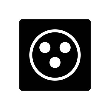 socket vector illustration on a transparent background.Premium quality symbols.Glyphs icon for concept and graphic design. 