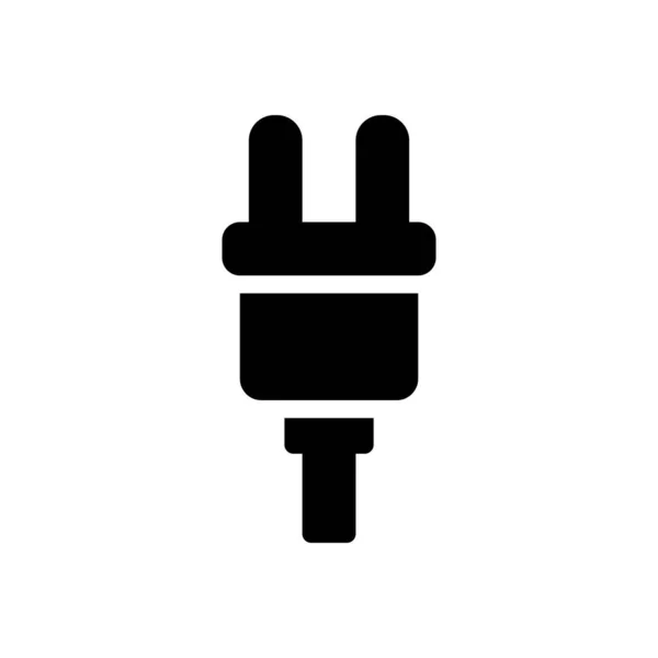 Plug Vector Illustration Transparent Background Premium Quality Symbols Glyphs Icon — 图库矢量图片