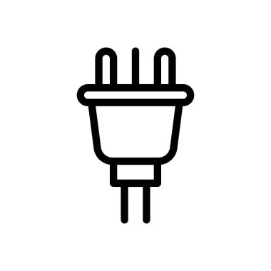 Saydam bir arkaplanda adresleyici vektör çizimi. Konsept ve grafik tasarımı için ince çizgi simgesi..