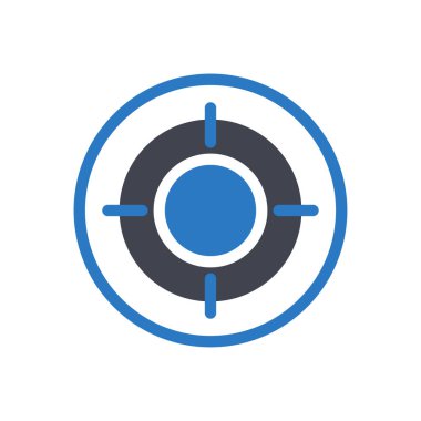 Şeffaf bir arkaplan üzerine odaklan vektör illüstrasyonu. Konsept ve grafik tasarım için mükemmel kalite sembolleri..