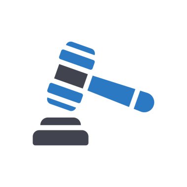gavel vector illustration on a transparent background.Premium quality symbols.Glyphs icon for concept and graphic design.