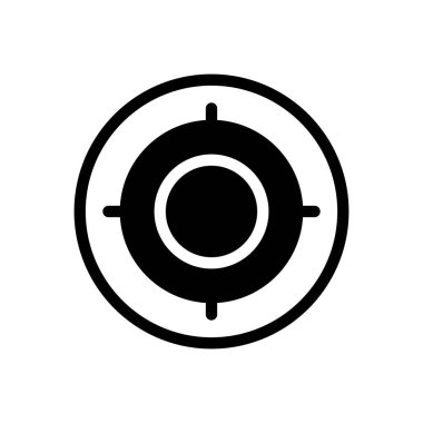 Şeffaf bir arkaplan üzerine odaklan vektör illüstrasyonu. Konsept ve grafik tasarım için mükemmel kalite sembolleri..